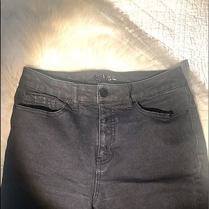 Time and tru high rise skinny black jeans